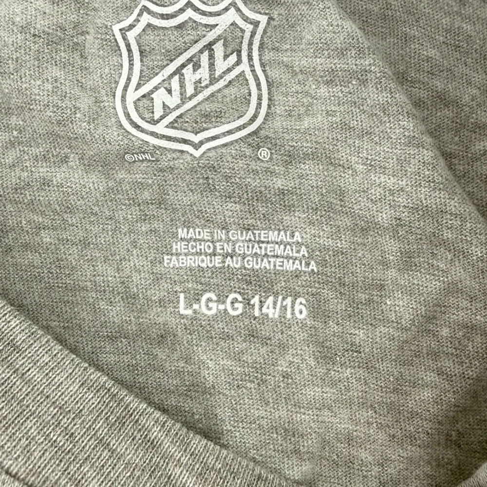 Kids Florida Panthers Stanley‎ Cup Champs T Shirt Gray Size LG 14 16 NHL Hockey